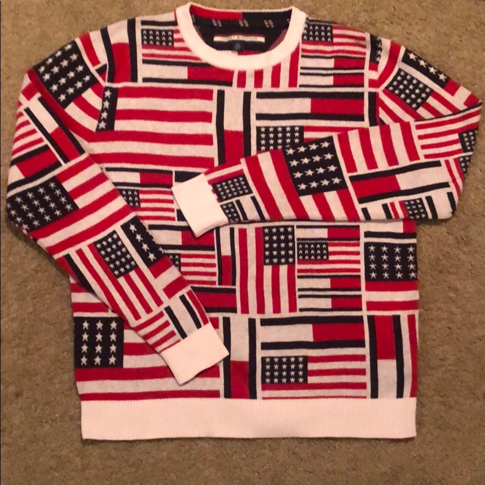 Tommy Hilfiger Men’s Flag Crewneck Sweater